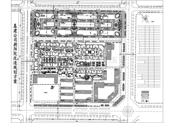 某大型商住小区景观规划CAD图（共2张）-图二