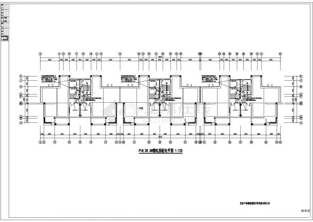 某地十六层住宅楼电气设计施工图纸-图二