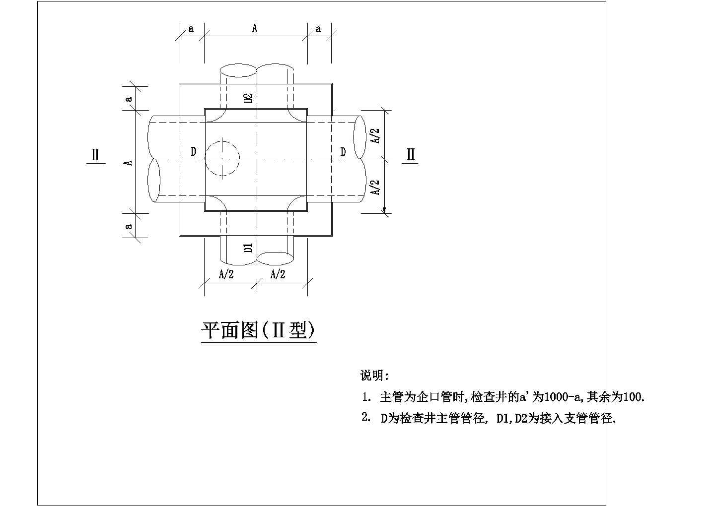 [浙江]市政道路排水管线设计cad图（全套）