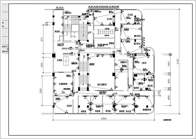 直属单位办公楼建筑电气图（含设计说明）_图1