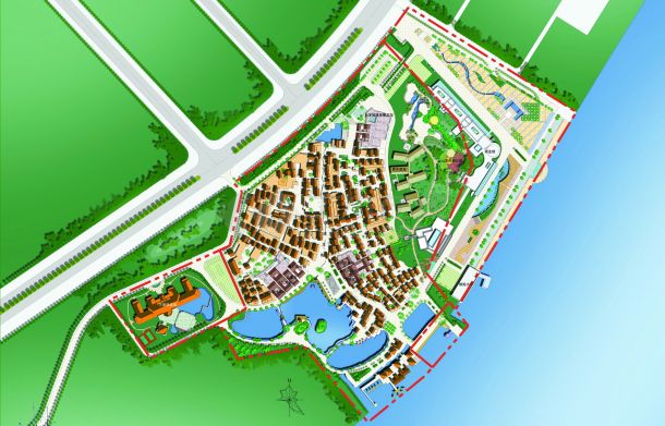 【广州】某大学城建筑景观规划设计方案-图二