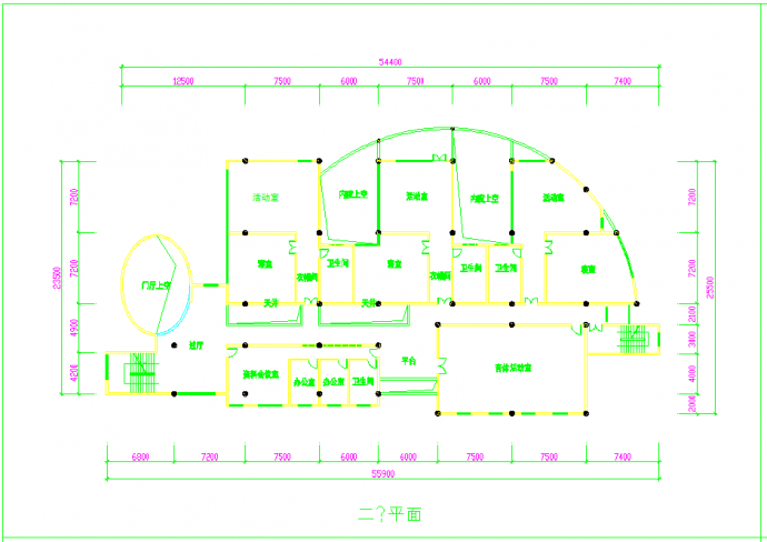 某地幼儿园建筑图CAD图纸_图1