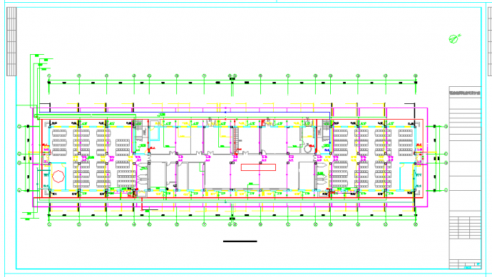 某六层宿舍楼给排水设计施工图（建筑面积6882平方米）_图1