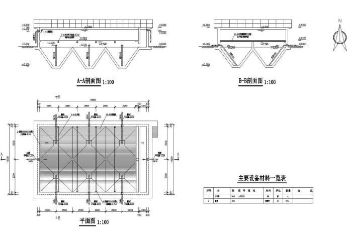 杭州污水处理站电镀废水处理设计图(日处理1000t)_图1