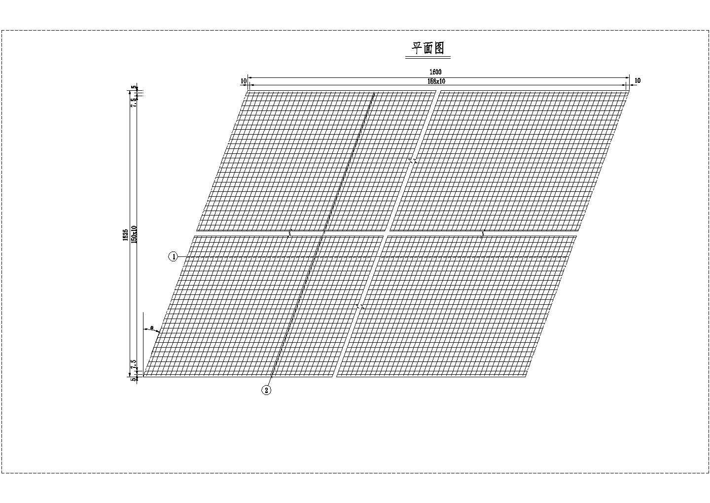 16米装配式预应力混凝土连续空心板设计图范例