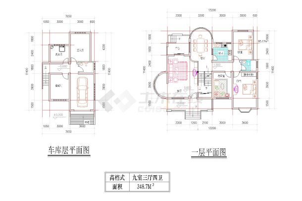 11套农村自建别墅户型设计方案图-图一