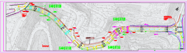 [重庆]双向四车道道路改造工程全套施工图设计296张（道排电气桥梁）-图二