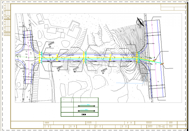 20m宽新建城市支路工程全套施工图（185页道路排水绿化照明）-图一