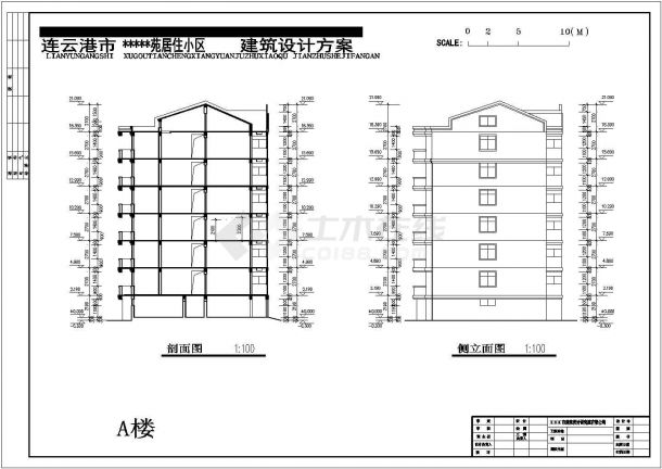 [方案][墟沟]某居住小区六层住宅楼设计方案（三栋）-图二