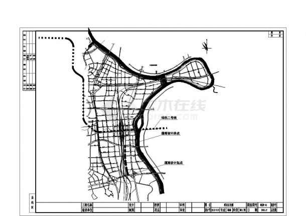 [湖南]城市道路工程招标施工图（边沟、特殊路基）-图一