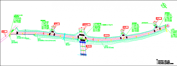 双向2车道城市支路道路工程施工图（含标志标线）-图二