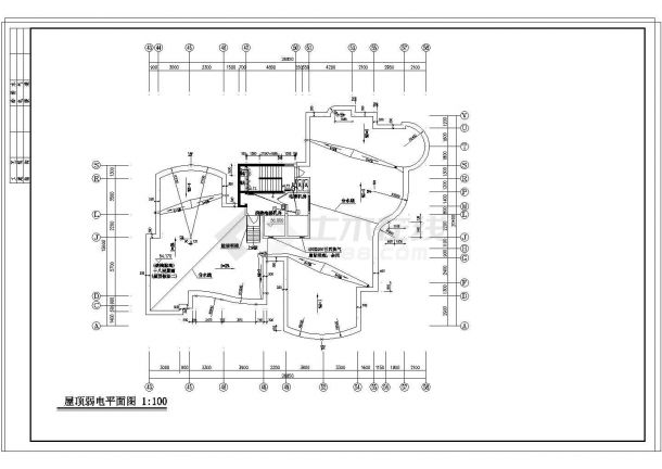 某高层住宅楼工程弱电设计施工图纸-图二