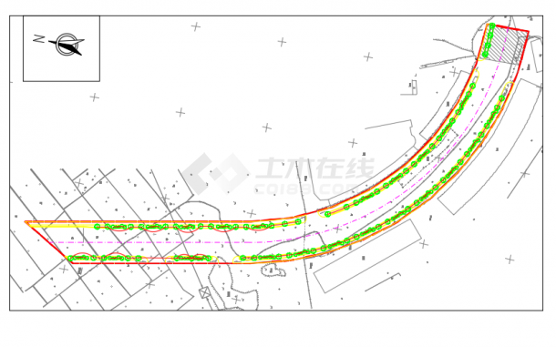 [浙江]城市次干道道路绿化工程施工图设计-图二