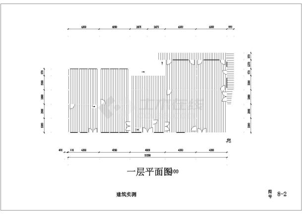 [方案]某古镇建筑测绘设计cad图-图二