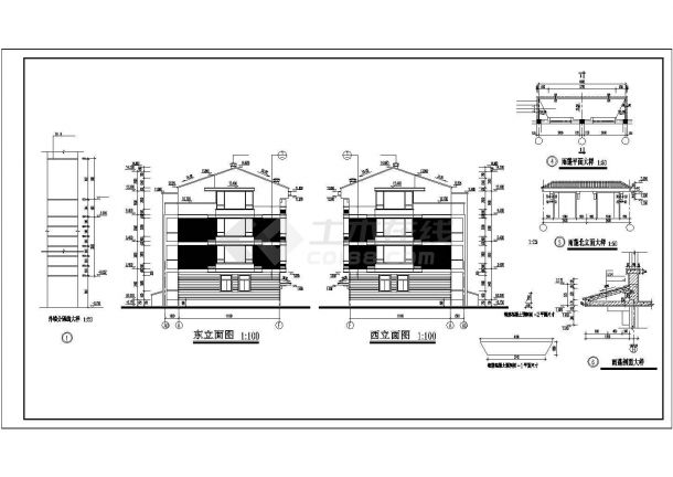 农村住宅建筑设计施工图纸（最新整理）-图二