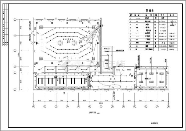 某地区火车站贵宾室电气设计施工图-图二