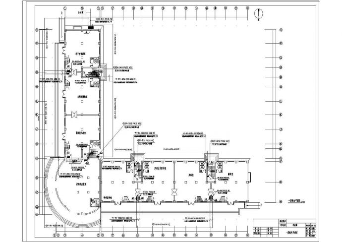 某农科所办公综合楼电气设计平面图_图1