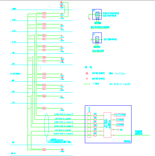 某地区小型背景音乐电气系统设计图纸_图1