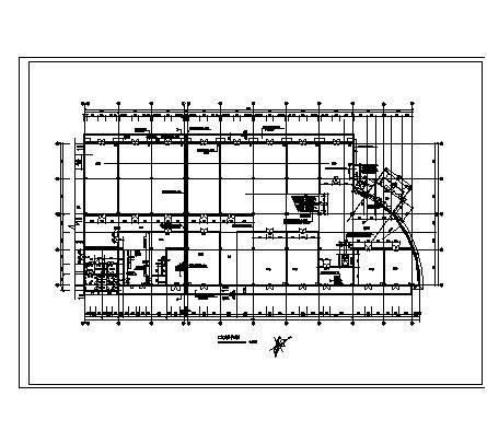 某大型商场建筑施工面板CAD图1-图二