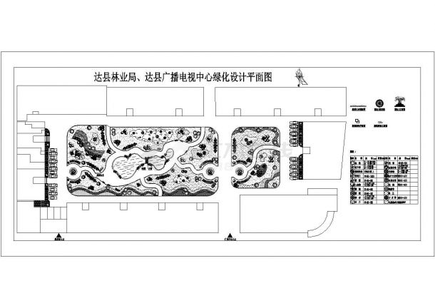 精品别墅景观设计方案CAD图纸（经典细致）-图一