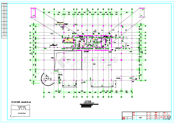 泰安某旅游区十八层假日酒店建筑施工图（CAD)-图二