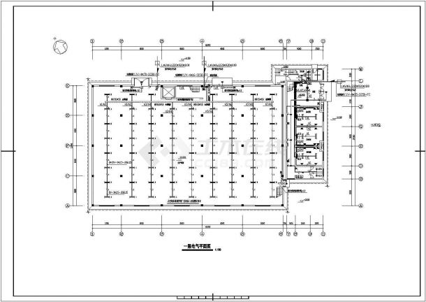 某大型生产车间及办公楼水电设计施工图（含详细说明）-图二
