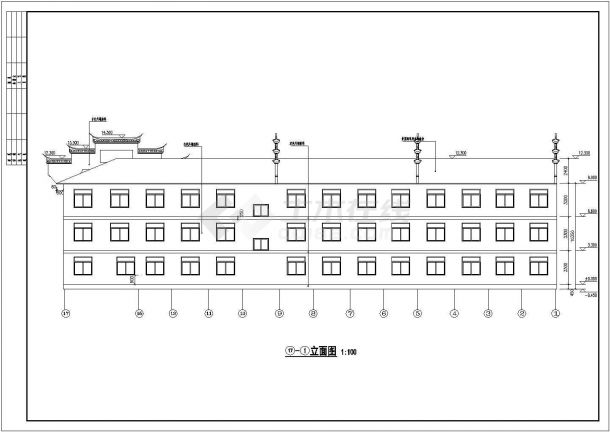 某敬老院建筑施工图纸2016-图二