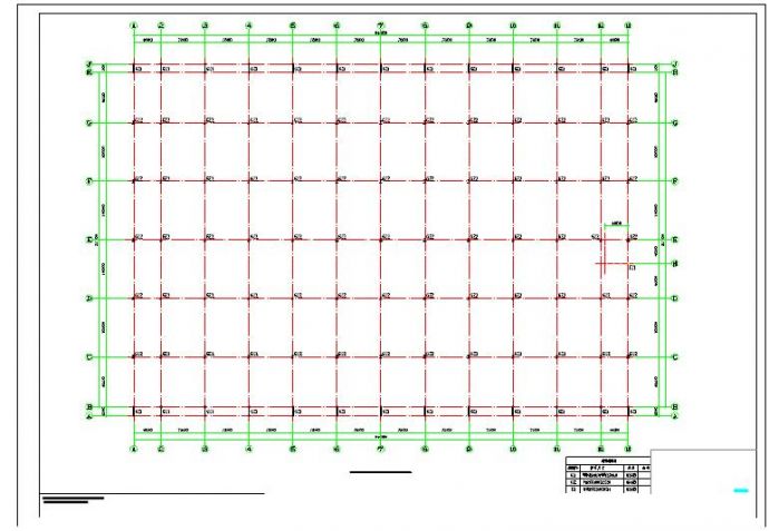 某多层钢管桁架框架结构厂房结构设计cad施工图_图1