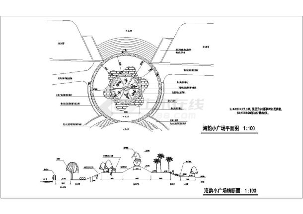 景观竖向设计示意图