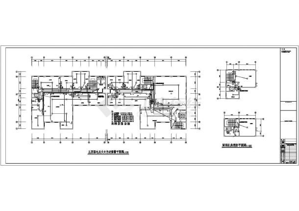 某县综合办公楼电施图纸（CAD）-图二