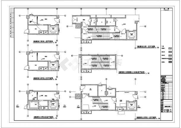 某四十六层酒店式公寓建筑设计施工图（161米）-图二