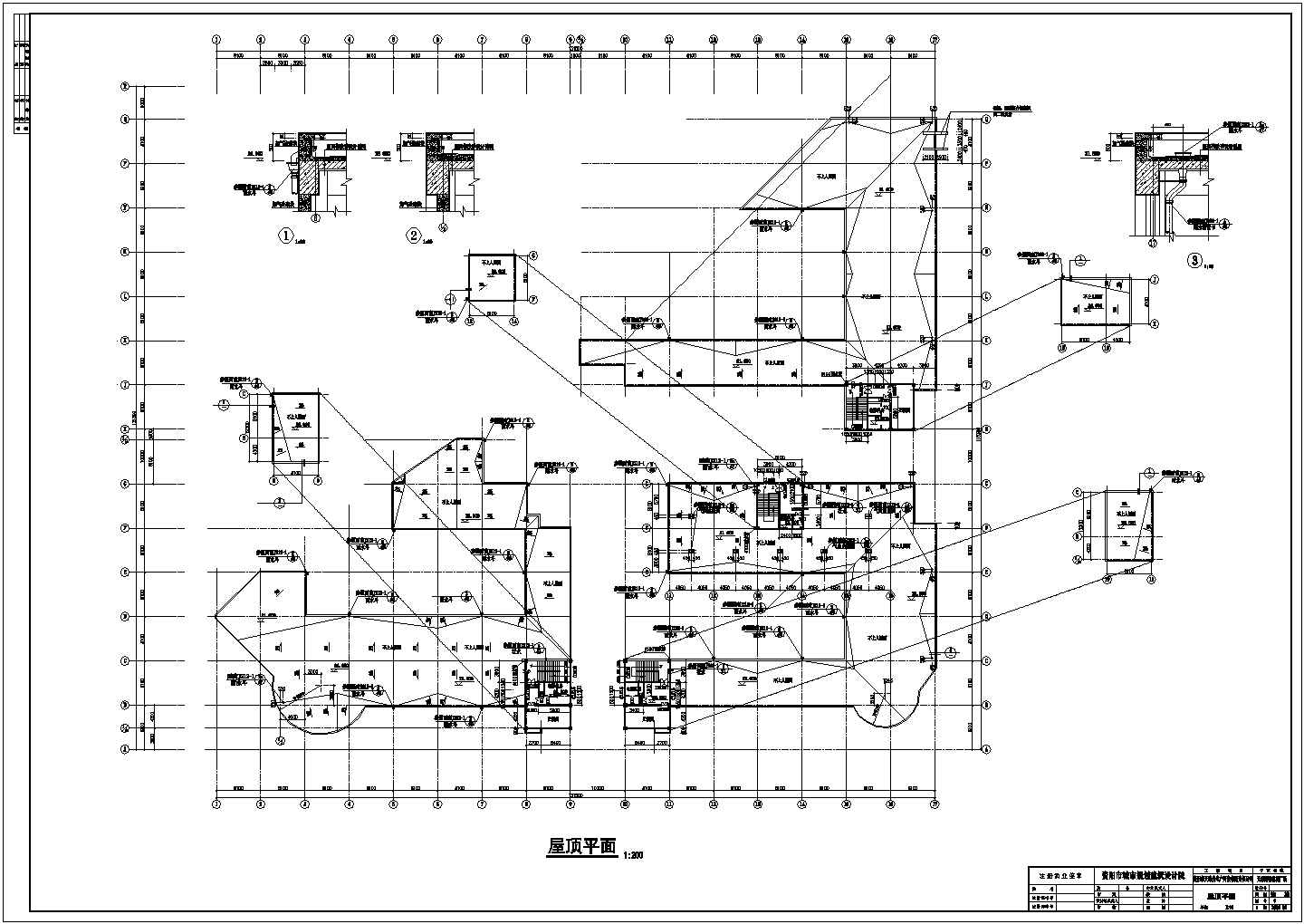 某购物中心CAD设计示意图