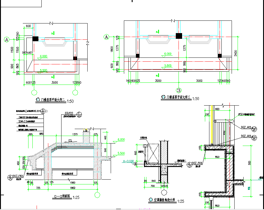 某地联排别墅设计方案CAD图纸