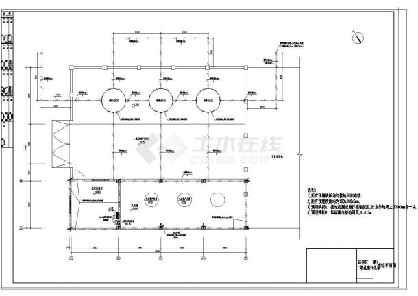 某多层厂房车间电气设计案例图纸（7张）-图二