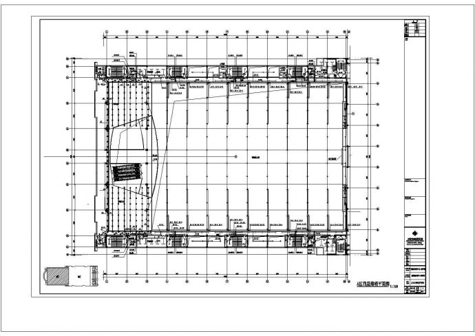 某地区体育中心电气平面设计施工图纸_图1