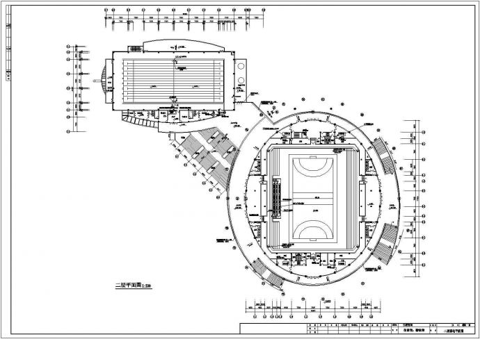 某地区大型体育馆电气设计施工图纸_图1