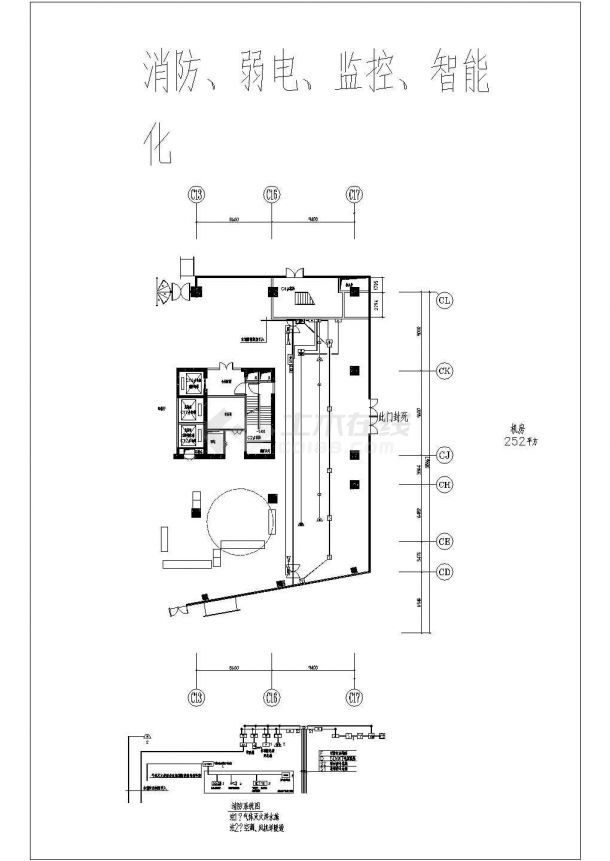 某机房电气施工图纸（CAD）-图二