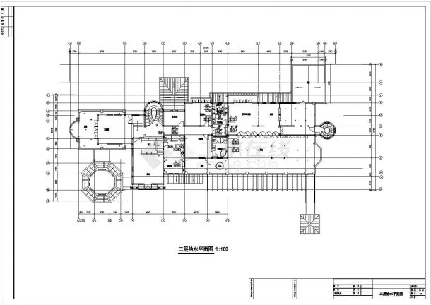 某二层别墅地源热泵系统设计施工图-图二