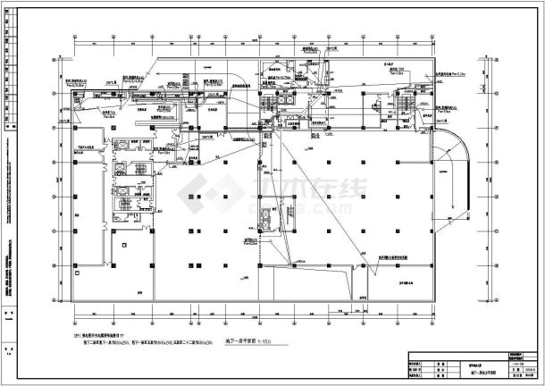 某国际商务大厦办公楼强电电施图-图二