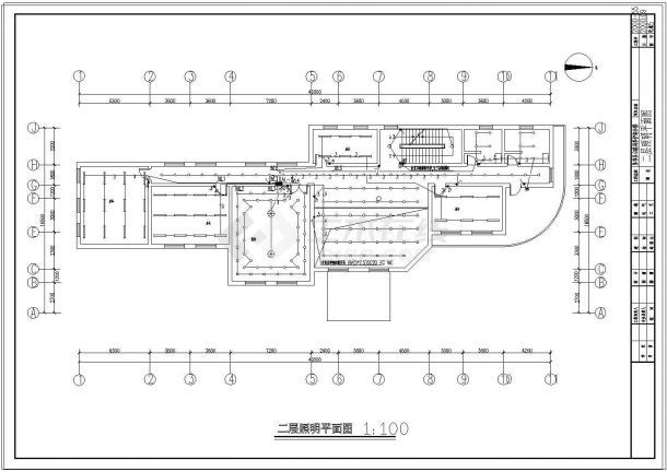 【山东】某工作单位办公楼电气设计施工图-图二