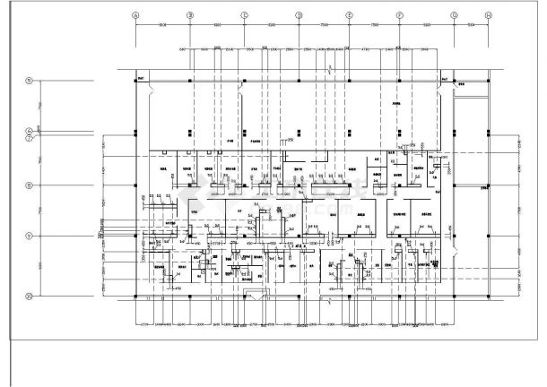 某药厂净化空调设计CAD详图-图一
