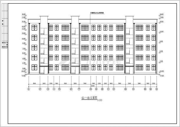 江苏五层安置房建筑结构全套设计施工图-图一