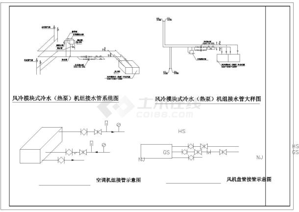 徐州某工程空调系统布置图-图一