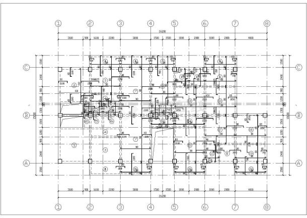 某住宅楼毕业设计（含计算书，部分结构图）-图二