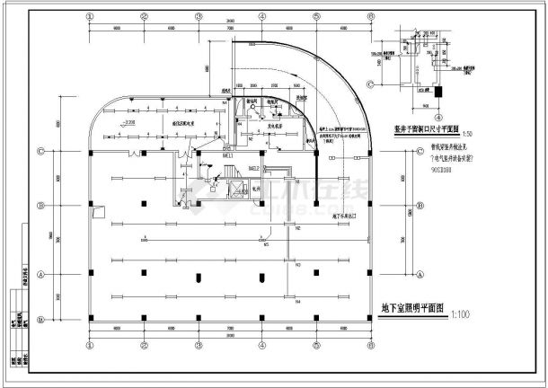某地综合工业建筑电气设计施工图纸-图二