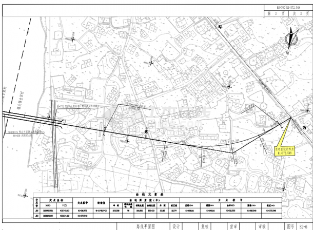 [湖南]重交通二级公路路基路面施工图（159页含交通设施）-图二