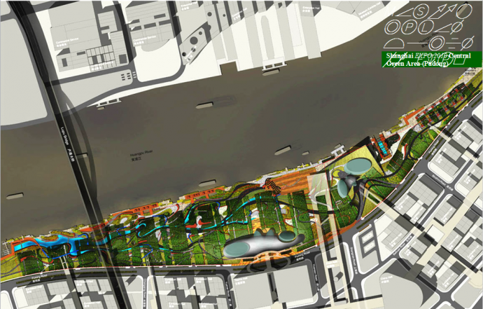 2010年上海世博会绿环区国际规划设计中标方案（英文）_图1