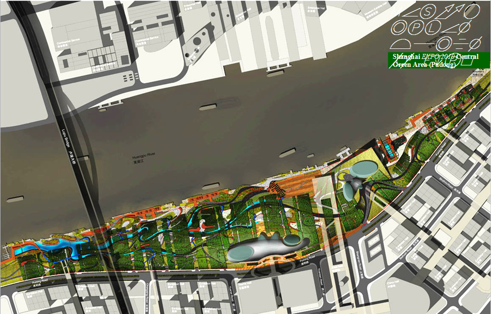 2010年上海世博会绿环区国际规划设计中标方案（英文）