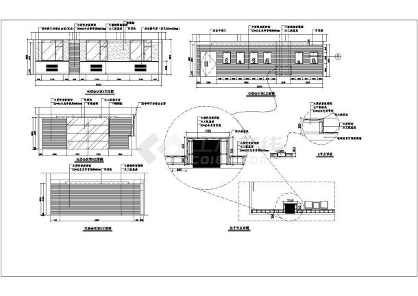 70平米会议室装修CAD详图（共2张）-图二