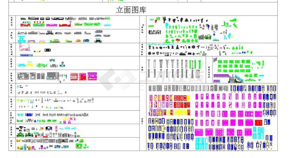 CAD常用素材立面图库及平面图库（非常齐全）-图二